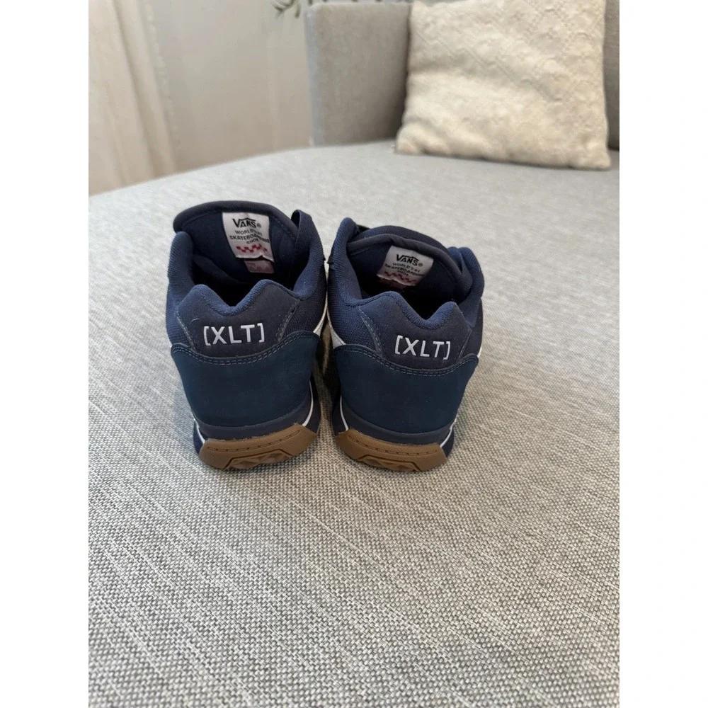 Vans Skate Rowley XLT 25th Ann Navy Gum Skate Shoes Men's Trendy Y2K  Popular